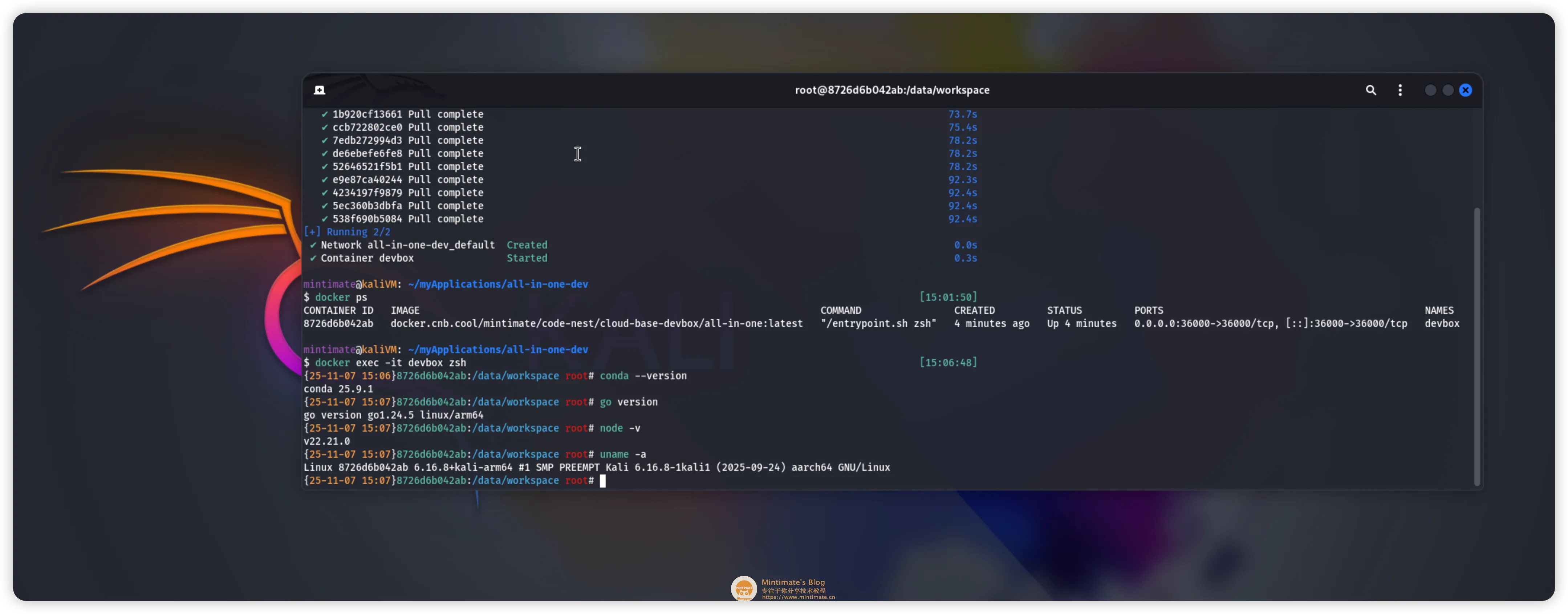 在 Kali Arm64 系统上使用