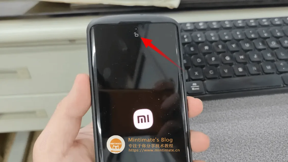 小米开机界面显示 BL 锁状态