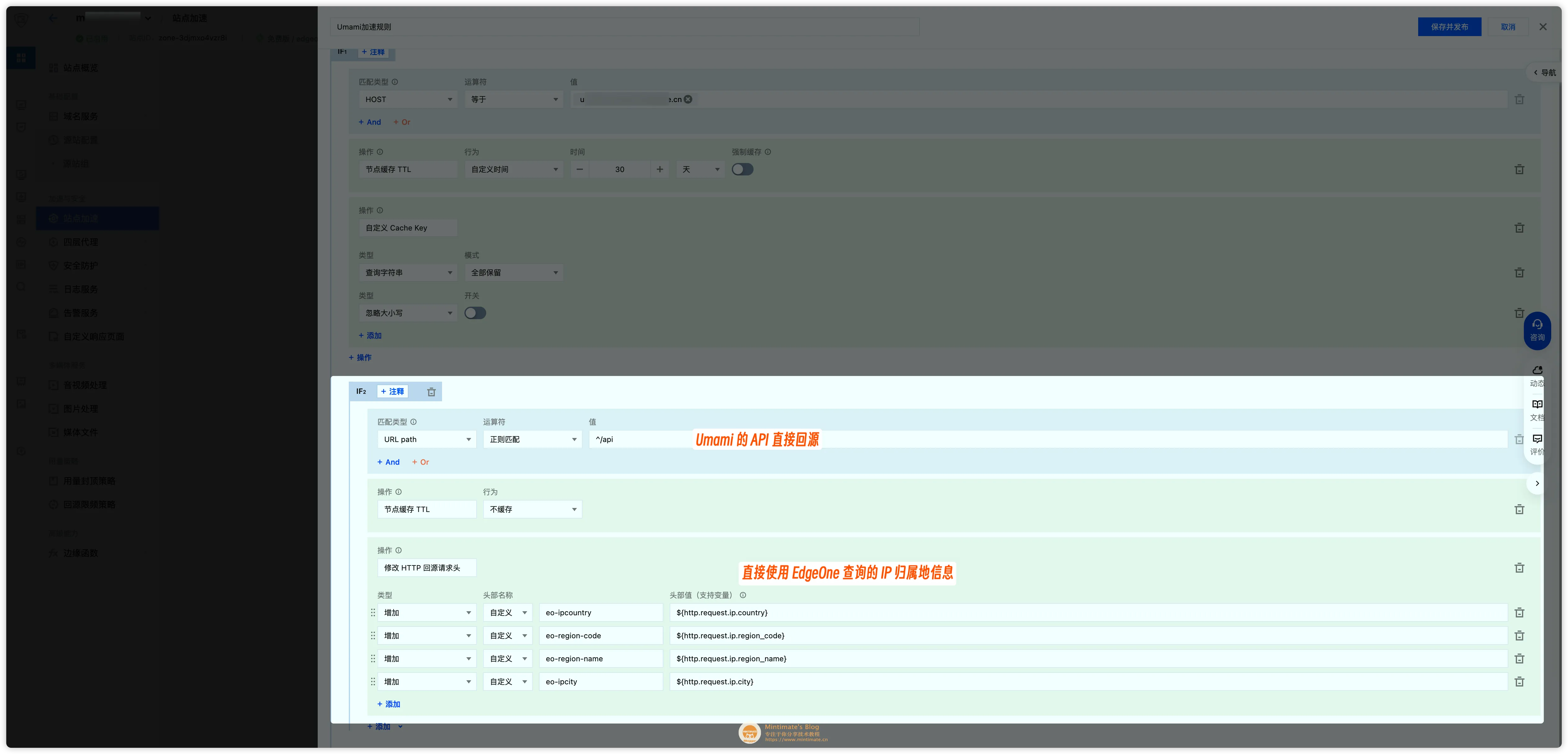 EO 回源配置和 IP 归属地配置